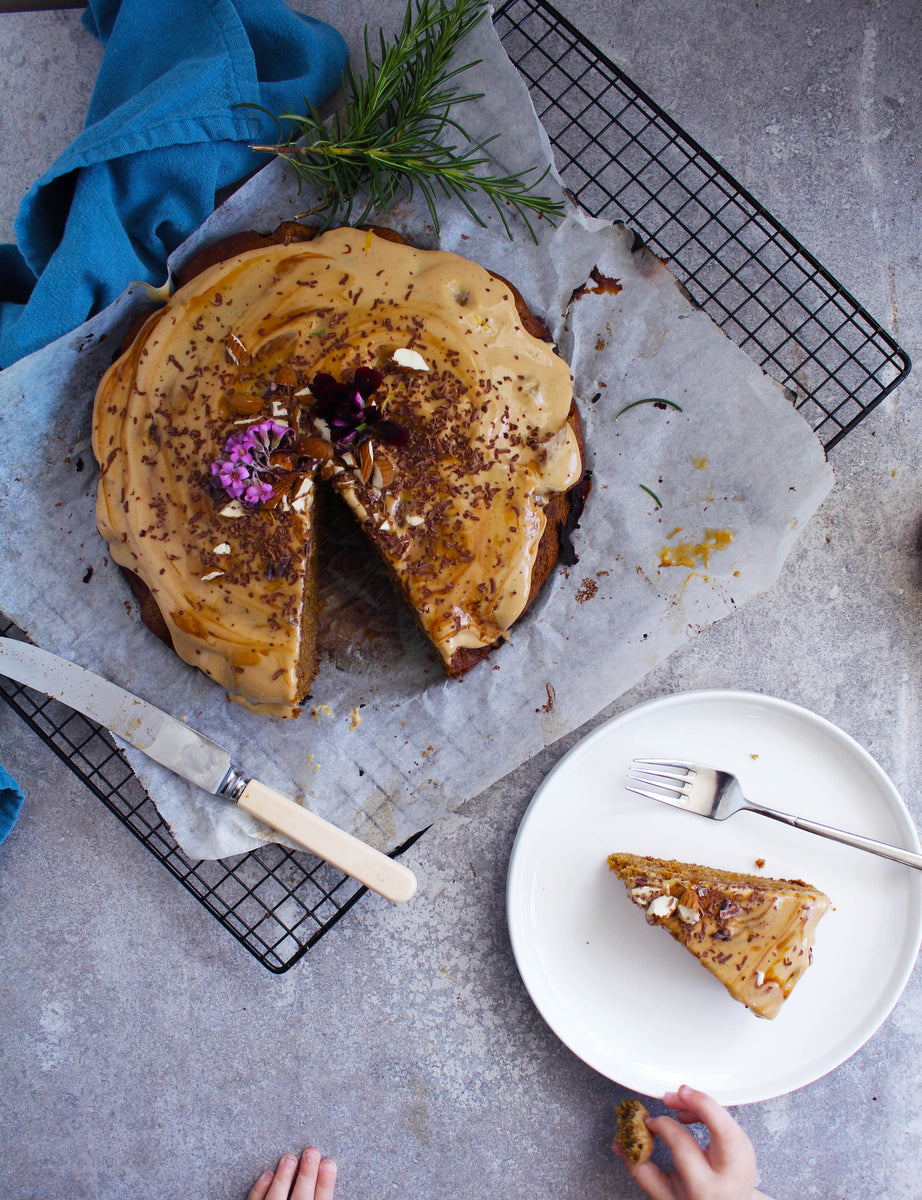 Caramel Cake Recipe | The Wholesome Co